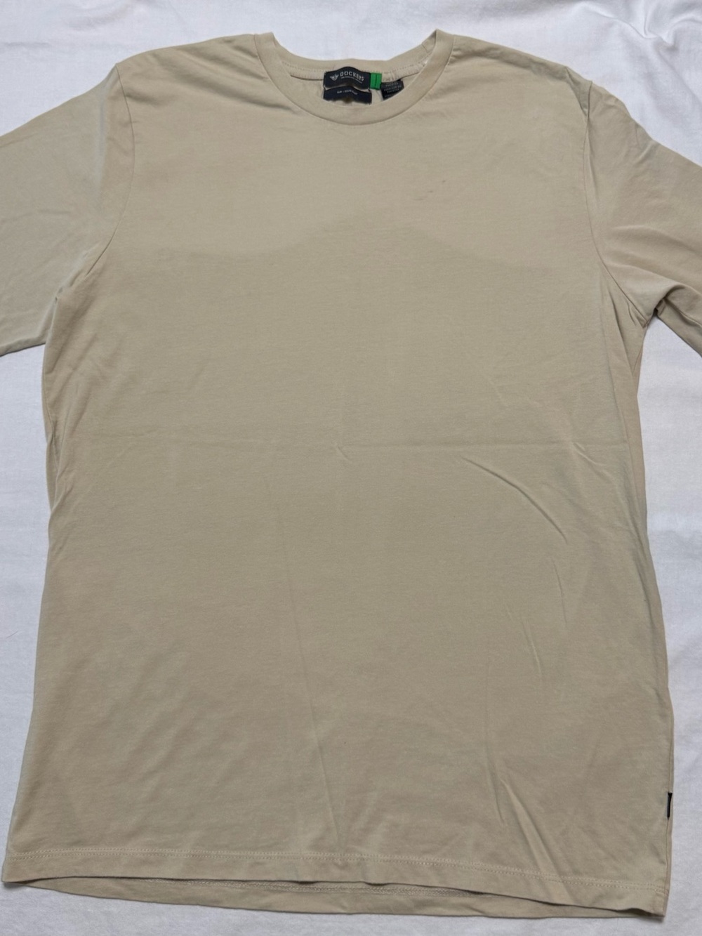 Dockers Men's Short-Sleeve Crew Neck Tee in Lgt Tan/khaki